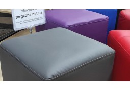 Пуфік-банкетка для примірки взуття (сірий куб)